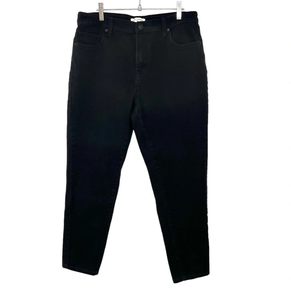 Nili Lotan x Target Black Denim Straight Leg Ankle Jeans Women’s 12 - Picture 4 of 12